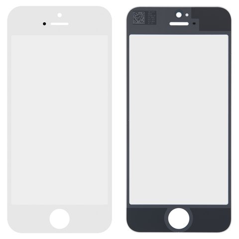 Скло корпуса для iPhone 5, iPhone 5S, iPhone SE, біле, Original PRC 