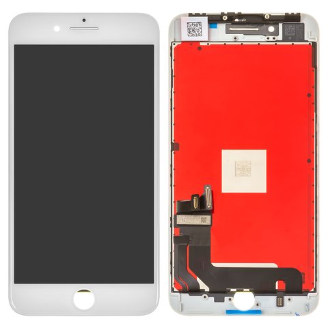 Дисплей для Apple iPhone 8 Plus, белый, с рамкой, Original PRC 