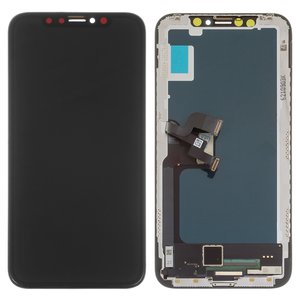 Дисплей для iPhone X, черный, с рамкой, Copy, tianma TFT 
