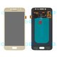 Дисплей для Samsung J250 Galaxy J2 (2018), J250 Galaxy J2 Pro (2018), золотистий, без рамки, Оригінал (переклеєне скло)