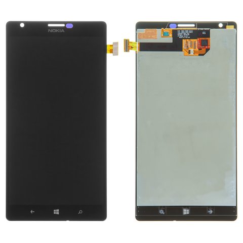 Дисплей для Nokia 1520 Lumia, чорний, без рамки