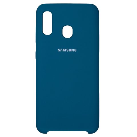 Чехол для Samsung A205 Galaxy A20, A305 Galaxy A30, M107F DS Galaxy M10s, синий, Original Soft Case, силикон, cosmos blue 46 