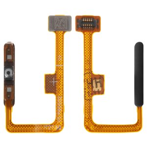 Шлейф для Xiaomi Mi 11 Lite, Mi 11 Lite 5G, Mi 11 Lite 5G NE, для сканера отпечатка пальца Touch ID , черный, M2101K9AG, boba black