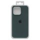 Чехол для Apple iPhone 13 Pro, зеленый, Original Soft Case, силикон, pine green (55) full side