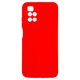 Чехол для Xiaomi Redmi 10, красный, Original Soft Case, силикон, red (14)