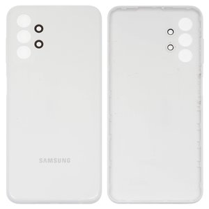 Задняя панель корпуса для Samsung A135 Galaxy A13, белая, с боковыми кнопками