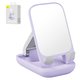 Тримач Baseus Seashell Series, фіолетовий, пластик, з дзеркалом, #B10551501511-00