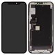 Дисплей для iPhone 11 Pro, черный, с рамкой, Оригинал (переклеено стекло), с пластиками камеры и датчика приближения