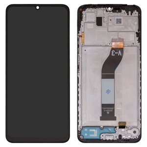 Дисплей для Xiaomi Redmi 13C, чорний, з рамкою, Original PRC , LM5C4090F0 A1 LM5C4254F0 A1 
