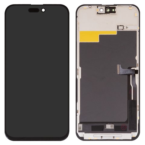Дисплей для iPhone 15 Pro Max, черный, с рамкой, Copy, TFT , JK