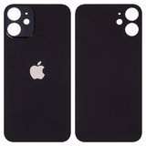 Задня панель корпуса для iPhone 12 mini, чорна, не потрібно знімати скло камери, Original (PRC), big hole