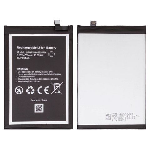 Аккумулятор LiFHPV466595PFH для Blackview A52, A52 Pro, Li ion, 3,85 B, 4700 мАч, Original PRC 