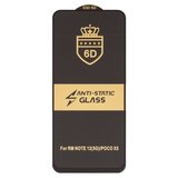 Защитное стекло ESD 6D для Xiaomi Poco X5 5G, Redmi Note 12 4G, Redmi Note 12 5G, совместимо с чехлом, Full Glue, Anti-Static, (без упаковки), черный