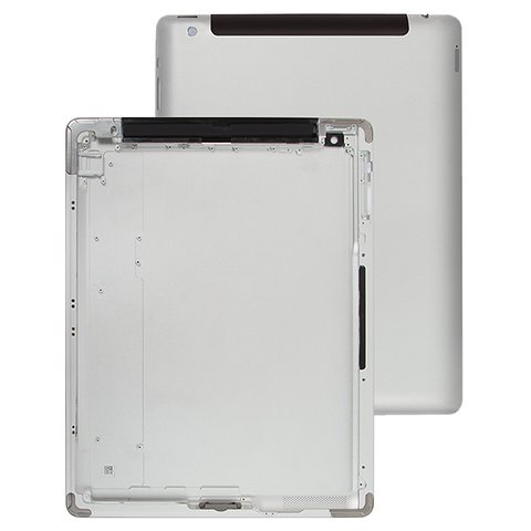 Panel trasero de carcasa puede usarse con Apple iPad 4, plateada, versión 3G
