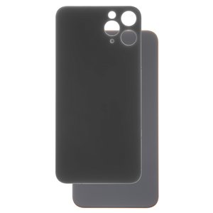Panel trasero de carcasa puede usarse con iPhone 11 Pro, gris, es necesario desmontar la cámara, small hole, matte space gray