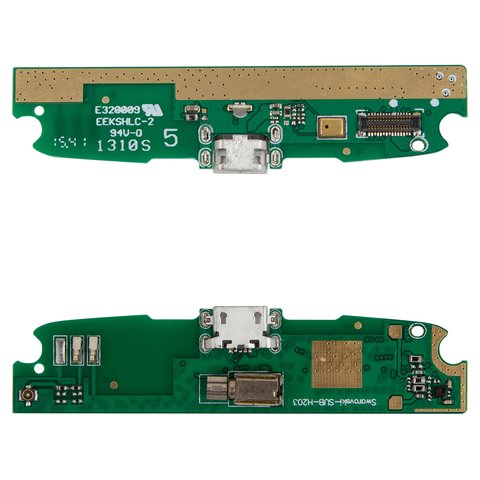 Flat Cable compatible with Lenovo S820e, charge connector, with components, charging board 