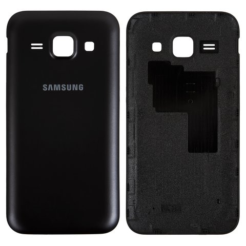 Battery Back Cover compatible with Samsung J100H DS Galaxy J1, black 
