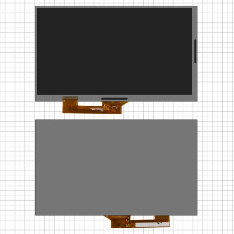 LCD compatible with China Tablet PC 7", 30 pin, without frame, 7", 1024*600 , 164*97 mm #C700H30 W1 V3.0 YQL070CNIS30 K1 FY07021DH26A29 FY 30 CLAG070NQ01 FPC0703006 FPC Y83509 V02 MF0701683001A XYX SF5