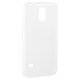Case compatible with Samsung G900F Galaxy S5, (colourless, transparent, silicone)