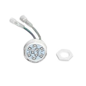 Round LED Module Kit full color, 9 SMD5050 LEDs, 80 lm, 45 mm, IP67, 20 pcs. 