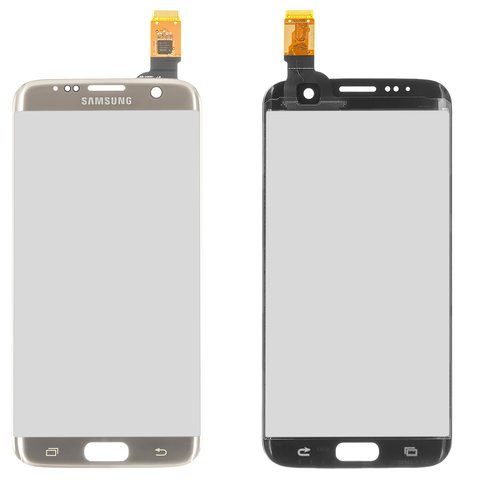 Cristal táctil puede usarse con Samsung G935F Galaxy S7 EDGE, G935FD Galaxy S7 EDGE Duos, plateado