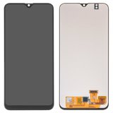 LCD compatible with Samsung A205 Galaxy A20, A205F/DS Galaxy A20, M107F/DS Galaxy M10s, (black, without frame, High Copy, (OLED))