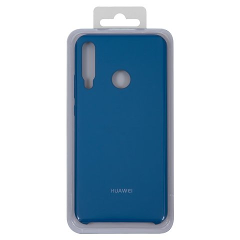 Case compatible with Huawei P40 Lite E, Y7p, dark blue, Original Soft Case, silicone, azure 24 , ART L28 ART L29 ART L29N 