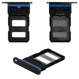 SIM Card Holder compatible with Xiaomi Mi 10T, Mi 10T Pro, (black, M2007J3SY)