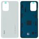 Housing Back Cover compatible with Xiaomi Redmi Note 10, (white, M2101K7AI, frost white (Pebble White))