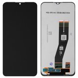 LCD compatible with Samsung A025G Galaxy A02s, M025 Galaxy M02s, (black, without frame, Original (PRC), with black cable, (163x72,5 mm))