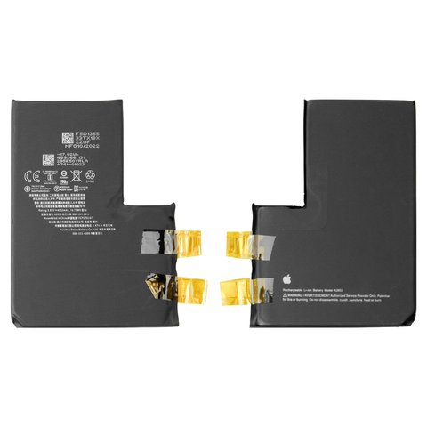 Battery compatible with iPhone 13 Pro Max, Li ion, 3.85 V, 4352 mAh, without a controller, PRC, A2653  