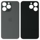 Housing Back Cover compatible with iPhone 13 Pro, (gray, no need to remove the camera glass, Graphite, big hole)