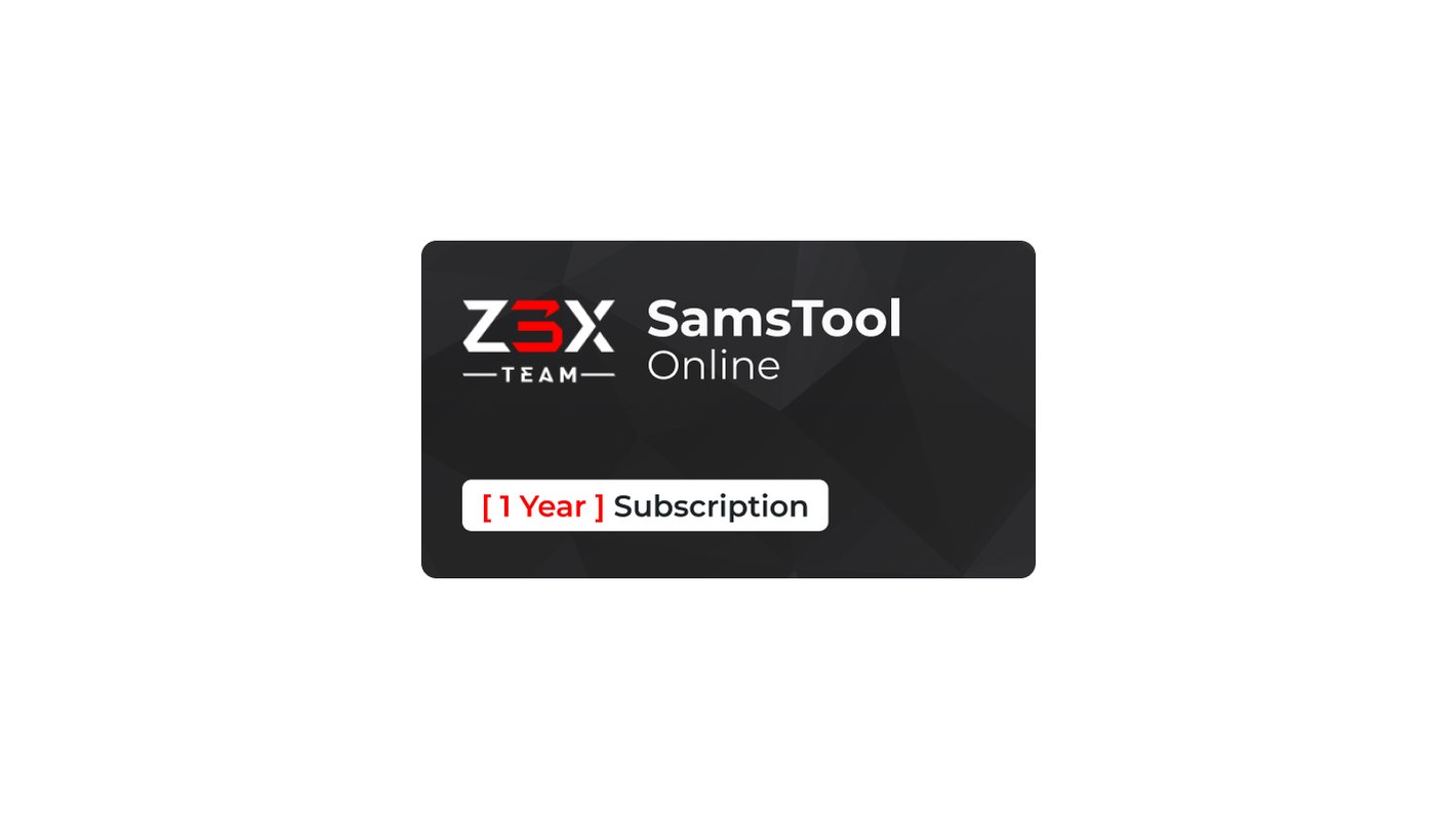 SAMs確認ページ Z3X SamSTool – 1 Year Digital License || GSM 24SEVEN