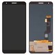 LCD compatible with Google Pixel 3a XL, (black, without frame, High Copy, (OLED))