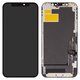 Дисплей для iPhone 12, iPhone 12 Pro, черный, с рамкой, HC, без микросхемы, (OLED), XY OEM soft