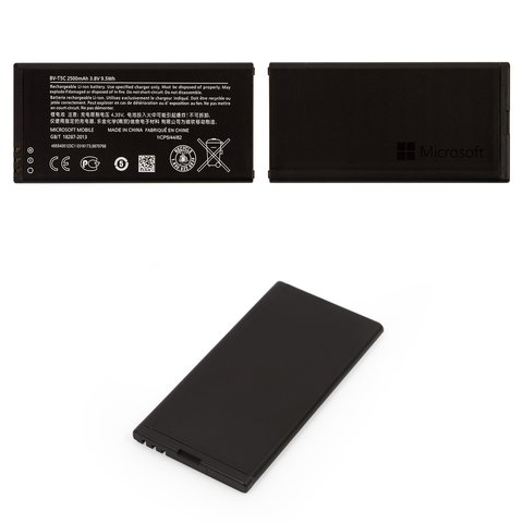 Battery BV T5C compatible with Microsoft Nokia  640 Lumia, Li ion, 3.8 V, 2500 mAh, Original PRC  