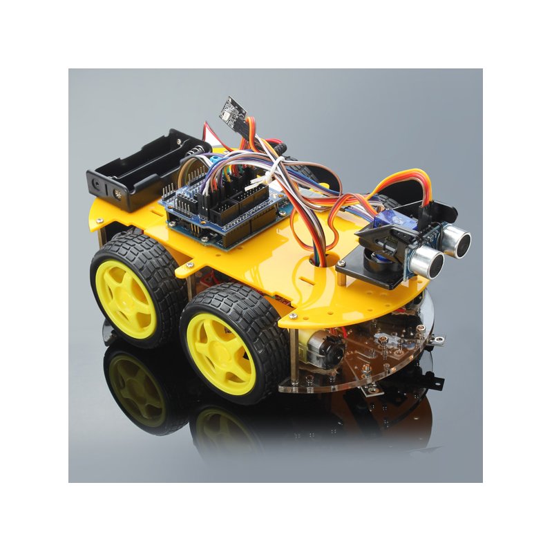 Haitronic Multifunction Bluetooth Controlled Robot Smart Car - GsmServer