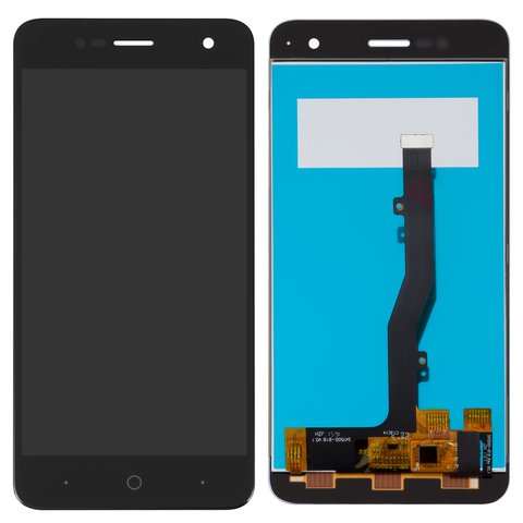 LCD compatible with ZTE Blade V8 Mini, black, without frame, Original PRC  