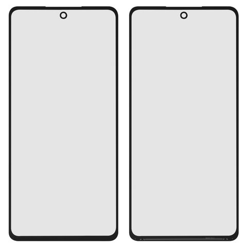 Housing Glass compatible with Samsung G780 Galaxy S20 FE, G781 Galaxy S20 FE 5G, black