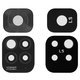 Camera Lens compatible with Xiaomi Redmi Note 11S, (black, without frame)