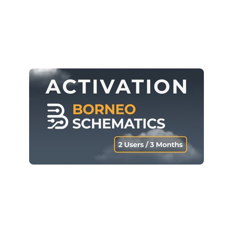 Borneo Schematics Activation 2 Users 3 Months 