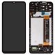 LCD compatible with Samsung A135 Galaxy A13, M135 Galaxy M13, (black, with frame, Original (PRC), BS066FBM-L01-D800_R5.7)