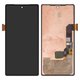 LCD compatible with Google Pixel 7a, (black, without frame, original (change glass) )
