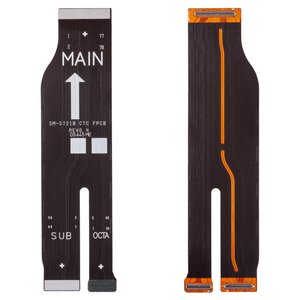 Flat Cable compatible with Samsung S721 Galaxy S24 FE, wide, for mainboard 