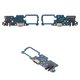 Flat Cable compatible with Realme 6 Pro, (headphone connector, charge connector, with microphone, Copy, charging board)