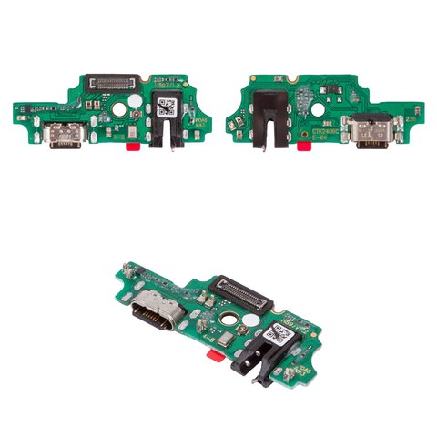 Flat Cable compatible with Tecno Pova 6 Neo LI6 , charge connector, with components, Original PRC , charging board 