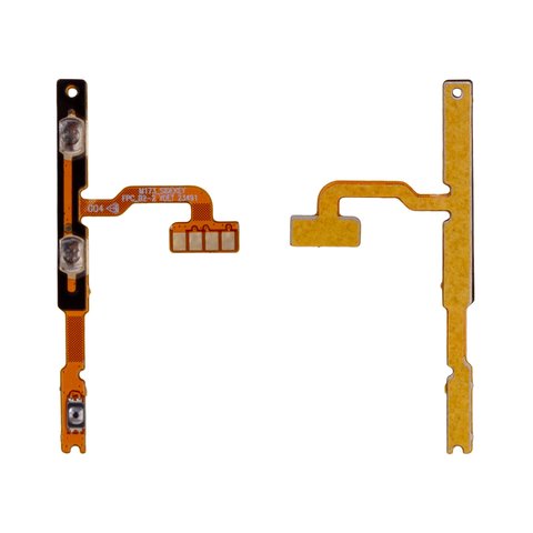 Flat Cable compatible with Motorola Moto E14, Moto G04, Moto G04s, start button, sound button, Original PRC  