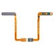 Flat Cable compatible with Samsung A256 Galaxy A25, (for fingerprint recognition (Touch ID), black)