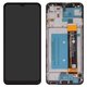 LCD compatible with Samsung A236B Galaxy A23 5G, (black, with frame, (Box) BS066FBM-L01-DK02)