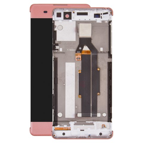 Pantalla LCD puede usarse con Sony F3111 Xperia XA, F3112 Xperia XA Dual, F3113 Xperia XA, F3115 Xperia XA, F3116 Xperia XA Dual, rosado, Original PRC , rose gold